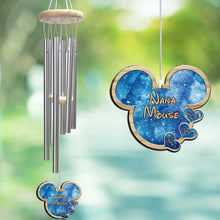 Load image into Gallery viewer, Personalized Grandma Wind Chime with Hearts - Custom Gift for Nana