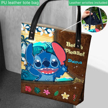 Load image into Gallery viewer, Personalized Beach Theme Tote Bag Custom Name Gift for Sea Lover