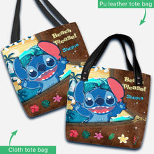 Load image into Gallery viewer, Personalized Beach Theme Tote Bag Custom Name Gift for Sea Lover