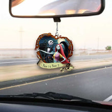 Load image into Gallery viewer, Personalized Car Ornament Custom Names Special Gift for Couples
