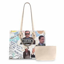 Load image into Gallery viewer, Personalized Leather Handbag Custom Name Gift for Her