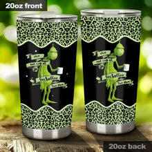 Load image into Gallery viewer, Personalized Christmas Tumbler Grinch Design Custom Name Gift