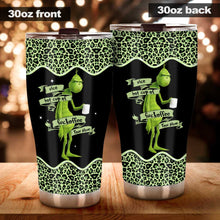 Load image into Gallery viewer, Personalized Christmas Tumbler Grinch Design Custom Name Gift
