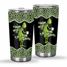 Load image into Gallery viewer, Personalized Christmas Tumbler Grinch Design Custom Name Gift