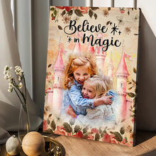 Load image into Gallery viewer, Personalized Believe In Magic Canvas Poster Gift for Kids