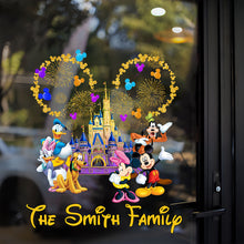 Load image into Gallery viewer, Personalized Merry Christmas Mouse Decal Die Cut for Family