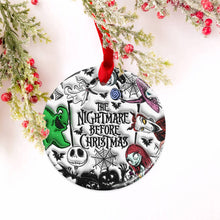 Load image into Gallery viewer, Personalized Nightmare Before Christmas Ceramic Ornament for Holiday Decor