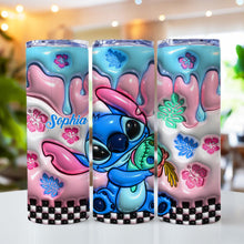 Load image into Gallery viewer, Personalized Ohana Skinny Tumbler Custom Name Gift for Family
