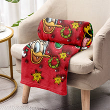 Load image into Gallery viewer, Personalized Christmas Mouse Blanket Custom Name Gift