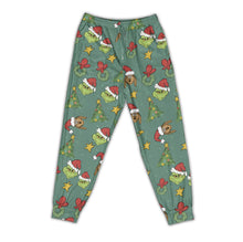 Load image into Gallery viewer, Personalized Grinch Christmas Pajama Set for Family | Custom Names