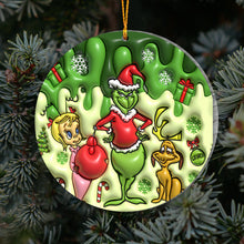 Load image into Gallery viewer, Personalized Grinchmas Christmas Ornament Custom Gift