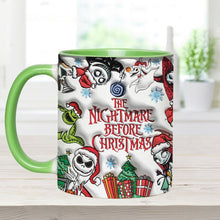 Load image into Gallery viewer, Personalized Nightmare Before Christmas Accent Mug Gift for Halloween & Christmas