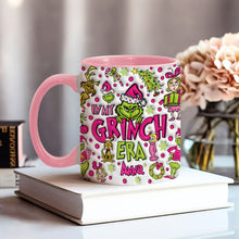 Load image into Gallery viewer, Personalized Grinch Accent Mug Custom Name Holiday Gift