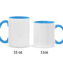 Load image into Gallery viewer, Personalized Ohana Accent Mug Custom Name Birthday Gift