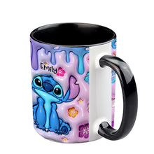Load image into Gallery viewer, Personalized Ohana Accent Mug Custom Name Gift for Family