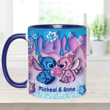 Load image into Gallery viewer, Personalized Ohana Accent Mug Unique Gift for Couples