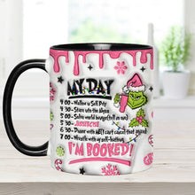 Load image into Gallery viewer, Personalized Christmas Accent Mug with Grinch Design for Hot Cocoa