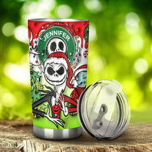 Load image into Gallery viewer, Personalized Nightmare Tumbler Custom Name Stainless Steel Gift for Halloween Christmas