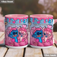Load image into Gallery viewer, Personalized Ohana Accent Mug Custom Names Gift for Couples