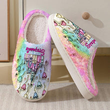 Load image into Gallery viewer, Personalized Cozy Mouse Slippers Custom Design Gift