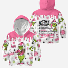 Load image into Gallery viewer, Personalized Christmas Grinch Hoodie and Leggings Set Gift