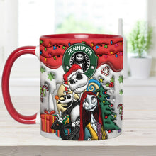 Load image into Gallery viewer, Personalized Nightmare Accent Mug Custom Name Gift for Halloween