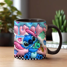 Load image into Gallery viewer, Personalized Ohana Accent Mug Custom Name Gift for Family