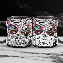 Load image into Gallery viewer, Personalized Nightmare Before Christmas Accent Mug for Gifts