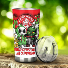 Load image into Gallery viewer, Personalized Grinch Christmas Tumbler with Custom Name Gift