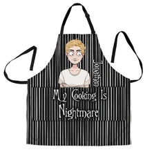 Load image into Gallery viewer, Personalized Cooking Apron Custom Name Unique Gift for Him/Her