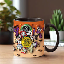 Load image into Gallery viewer, Personalized Nightmare Before Christmas Mug Custom Name Gift