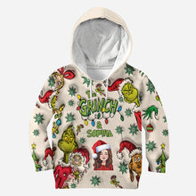 Load image into Gallery viewer, Personalized Grinch Hoodie & Leggings Set Custom Name Gift for Christmas