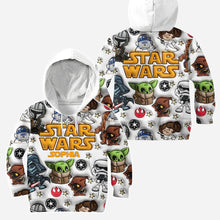 Load image into Gallery viewer, Personalized Star Wars Hoodie and Leggings Set Custom Name Gift