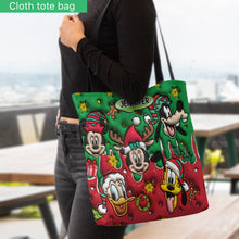 Load image into Gallery viewer, Personalized Christmas Mouse Tote Bag with Custom Name