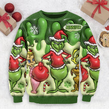Load image into Gallery viewer, Personalized Grinch Christmas Ugly Sweater Gift for Mom