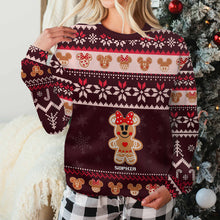 Load image into Gallery viewer, Personalized Merry Christmas Mouse Sweater Gift for Her