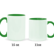 Load image into Gallery viewer, Personalized Holiday Accent Mug Custom Name Whoville Gift