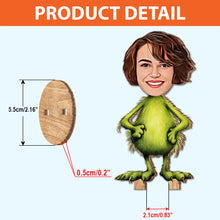 Load image into Gallery viewer, Personalized Grinchmas Freestanding Wood Plaque Christmas Gift