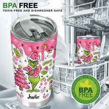 Load image into Gallery viewer, Personalized Grinch Tumbler Custom Name Holiday Drinkware