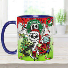 Load image into Gallery viewer, Personalized Nightmare Accent Mug Custom Name Halloween Gift