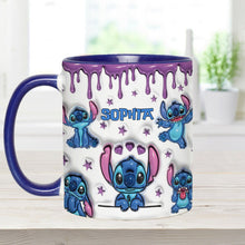 Load image into Gallery viewer, Personalized Ohana Accent Mug Custom Name Gift for Family