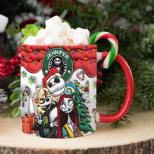 Load image into Gallery viewer, Personalized Nightmare Accent Mug Custom Name Gift for Halloween