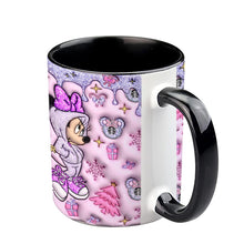 Load image into Gallery viewer, Personalized Christmas Accent Mug with Glittery Design for Mom