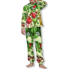 Load image into Gallery viewer, Personalized Grinch Christmas Pajamas Set for Family
