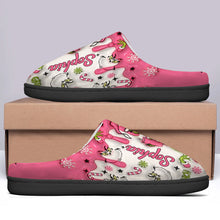 Load image into Gallery viewer, Personalized Grinchmas Slippers with Custom Name for Christmas Gift