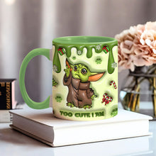 Load image into Gallery viewer, Personalized Cute Character Accent Mug Gift for Mom or Dad