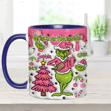 Load image into Gallery viewer, Personalized Grinch Accent Mug Custom Name Holiday Gift