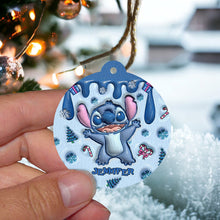 Load image into Gallery viewer, Personalized Ohana Circle Air Freshener Christmas Gift