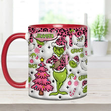 Load image into Gallery viewer, Personalized Grinch Accent Mug Custom Name Christmas Gift