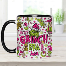 Load image into Gallery viewer, Personalized Grinch Accent Mug Custom Name Holiday Gift